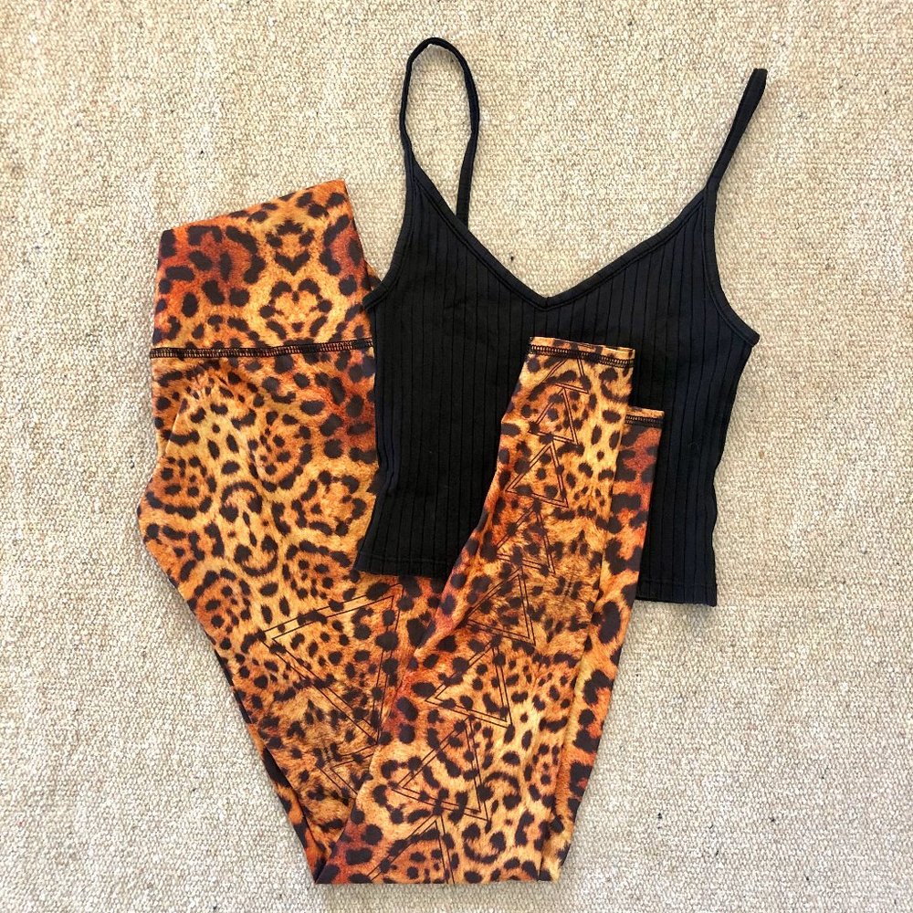 Teeki Small Leggings Cheetah Print